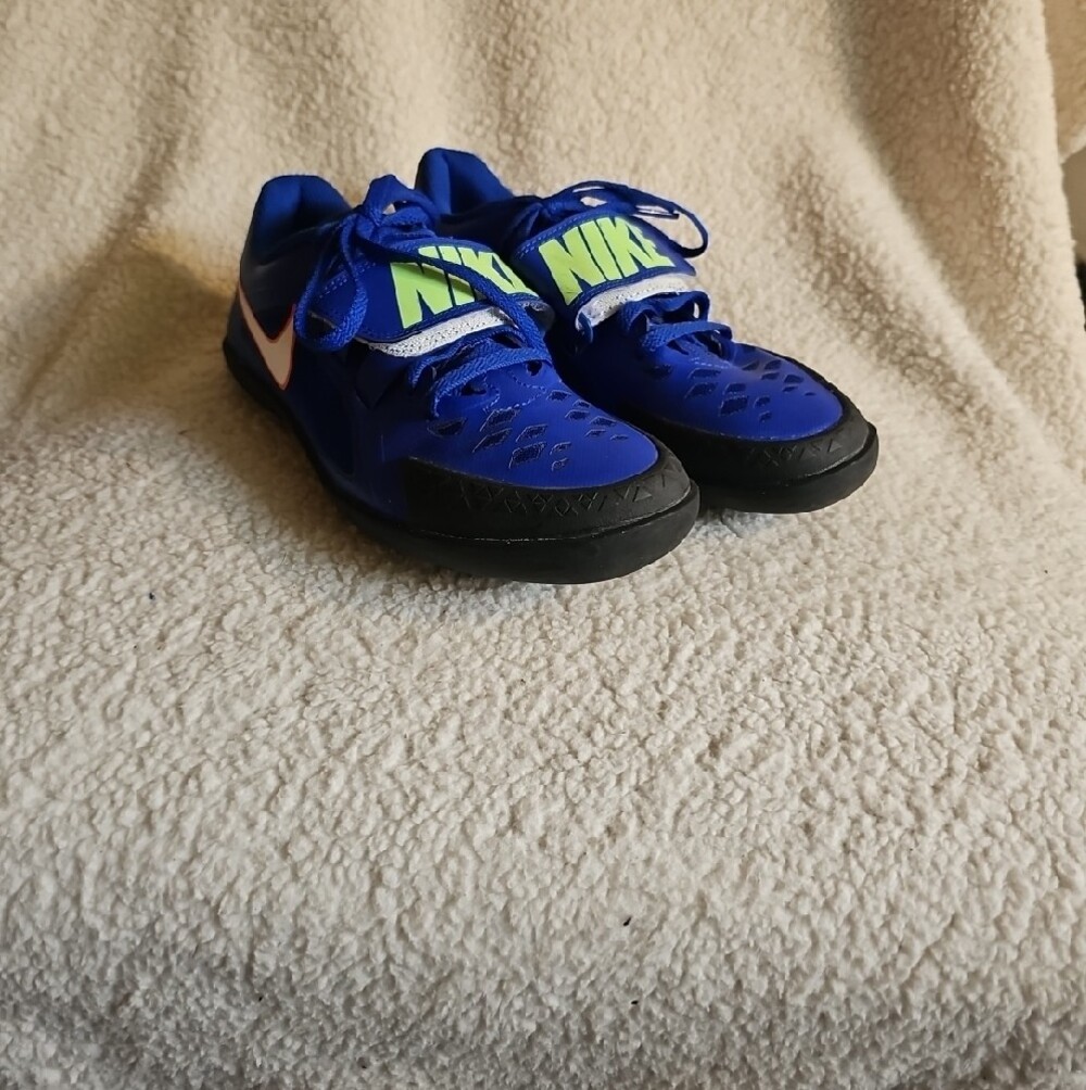 Nike Blue and Orange Athletic Sneaker